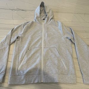 Lululemon City Sweat Zip Hoodie Heathered Light Gray Medium